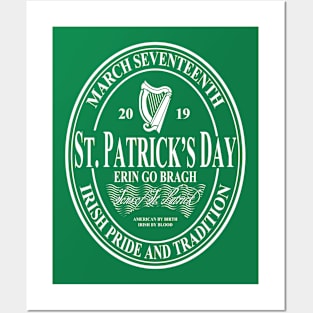 St. Patrick's Day oval Posters and Art